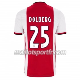 Maillot de Foot Ajax Amsterdam Kasper Dolberg 25 Domicile 2019/20
